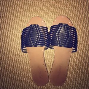 Madewell - Black Slides - Sz 9