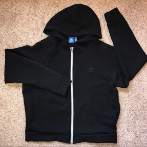 Adidas quilted zip up hoodie