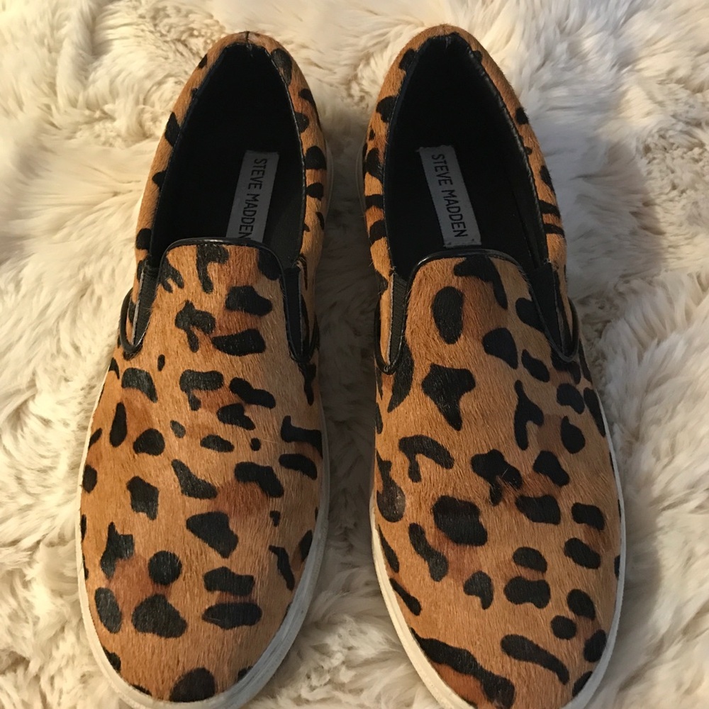 Steve Madden Eccentric Leopard Print Slip On