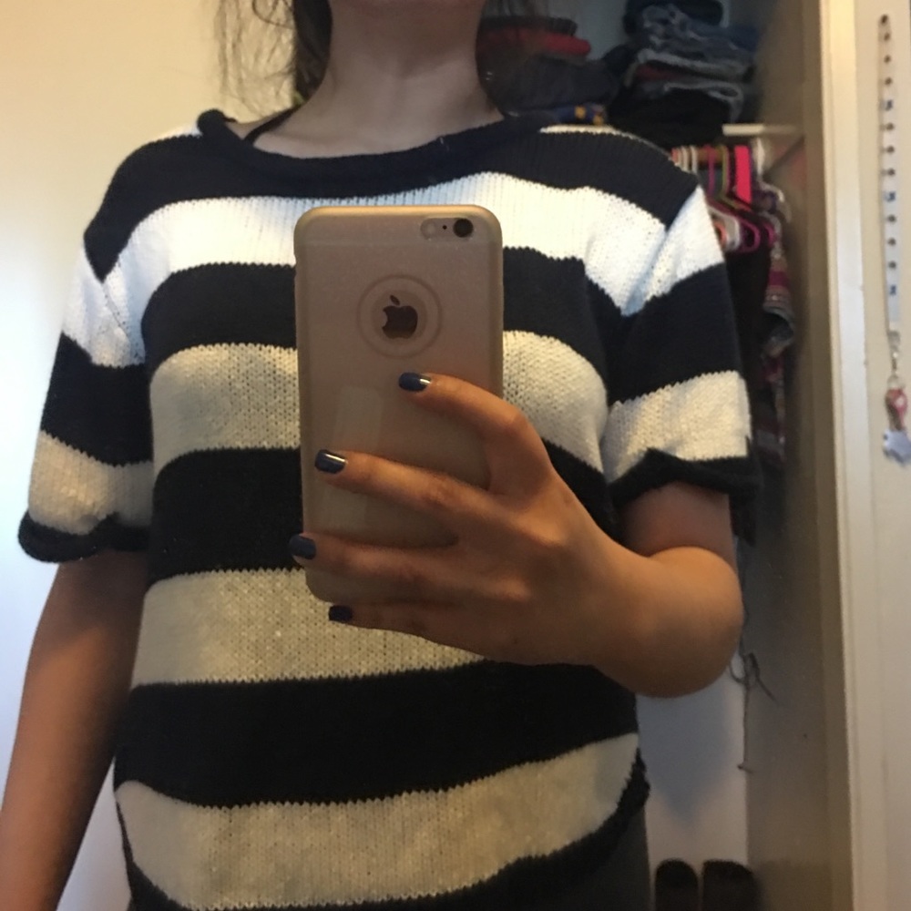 Blue & White Shirt