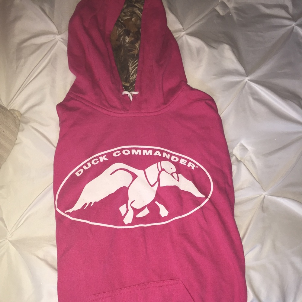 Magenta/Camo Duck Commander Hoodie