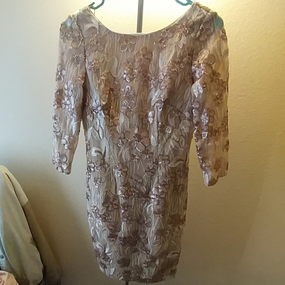 Gold/rose gold formal dress