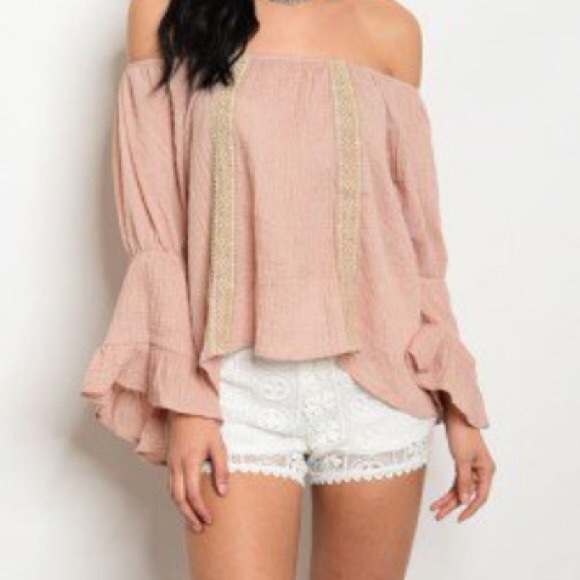 Reduced price! White/ivory crochet boho shorts. - Picture 3 of 3