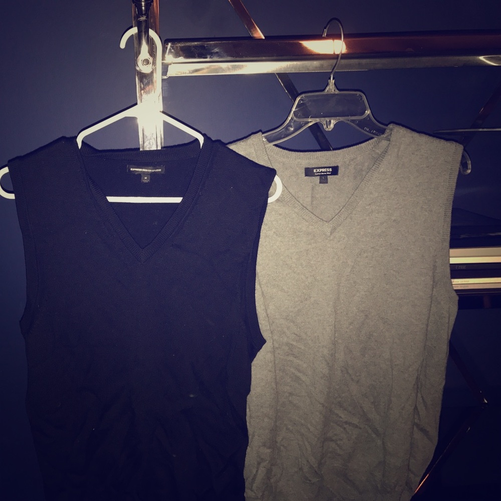 Express sweater vests