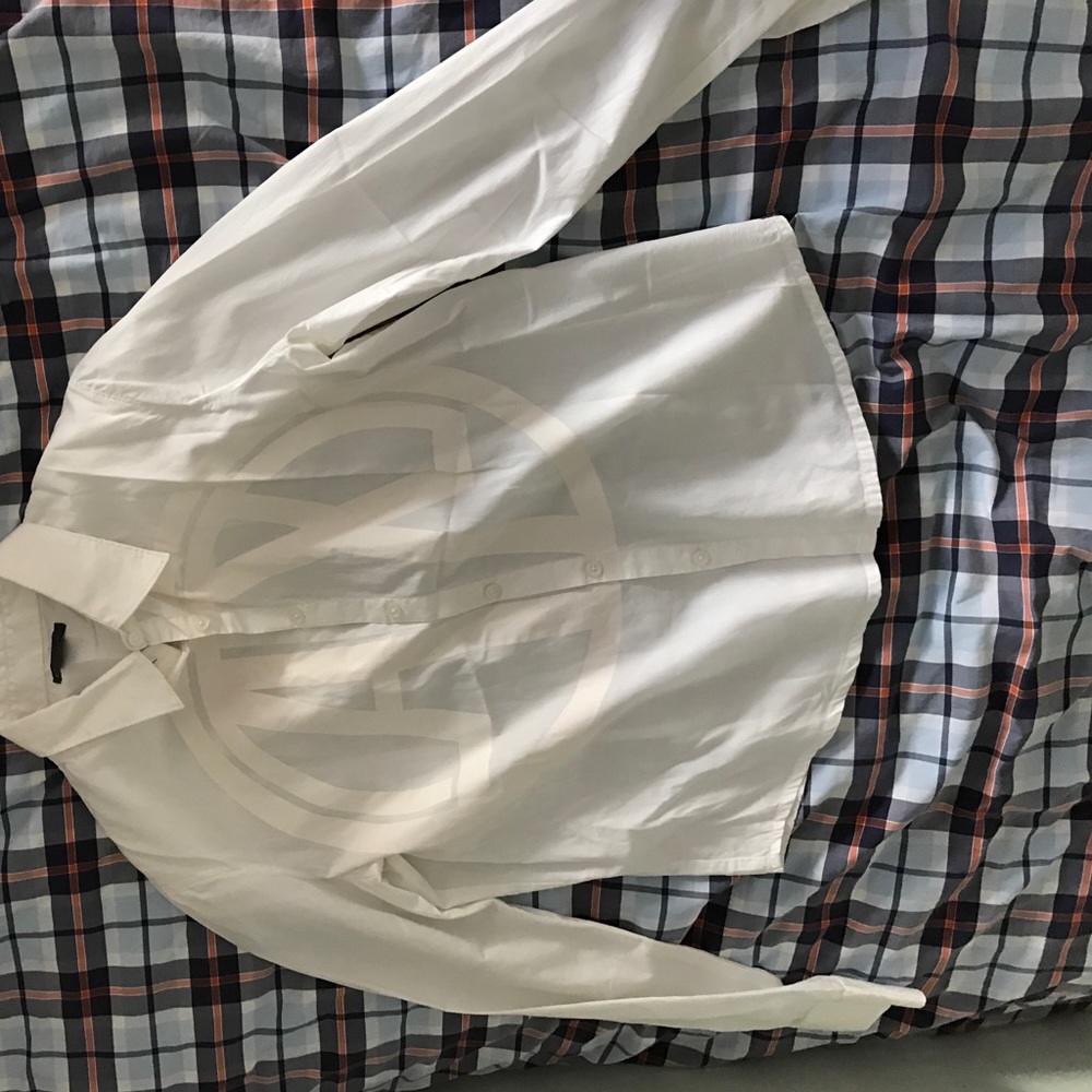 Fitted Woman's White Armani Exchange Shirt