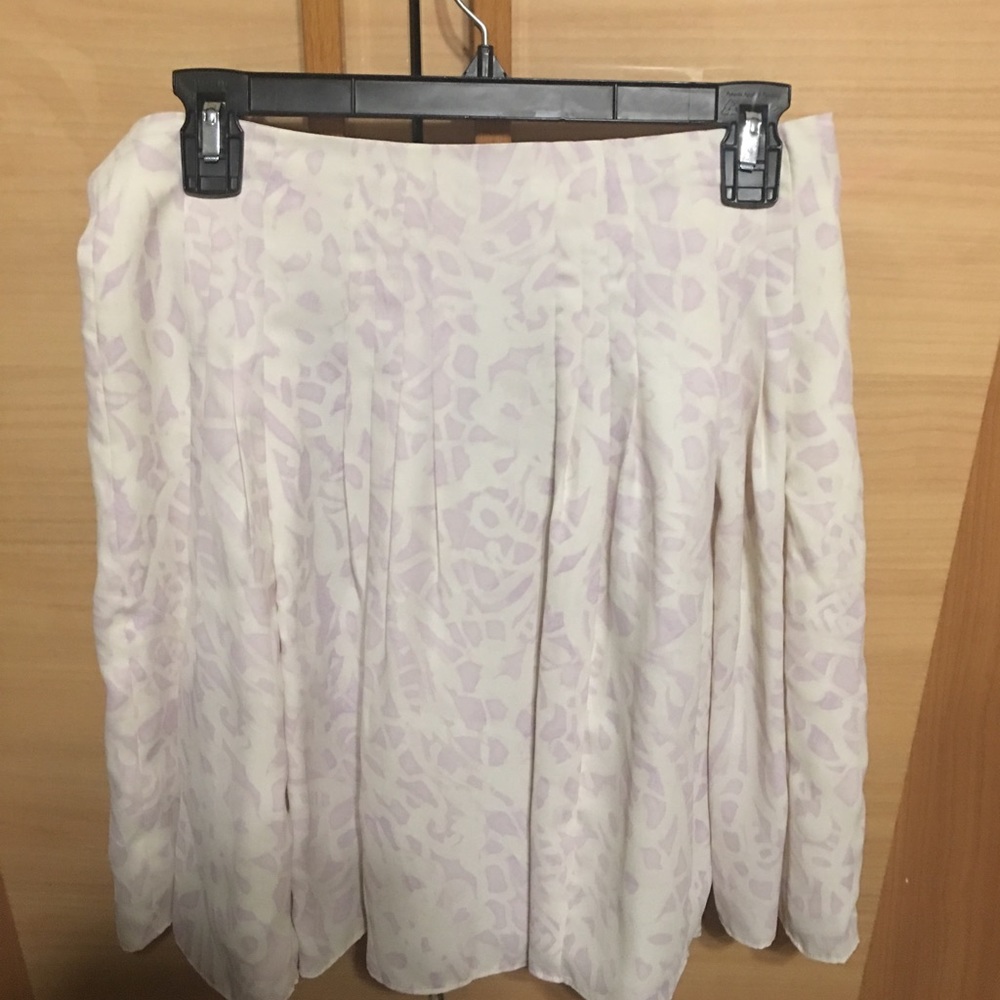 LOFT pleaded skirt