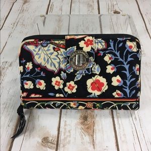 Vera Bradley turn lock wallet