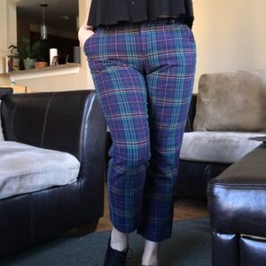 Merona plaid ankle pants
