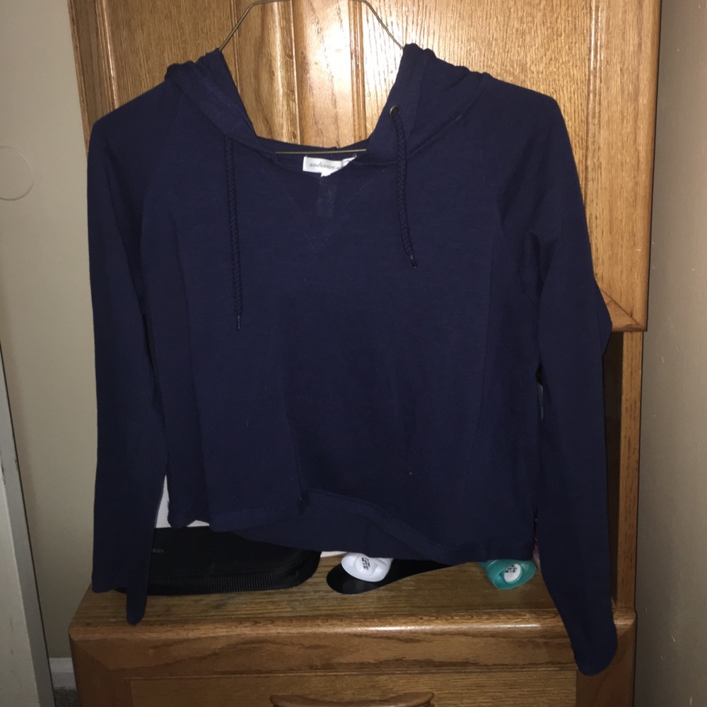 Two cropped sweaters