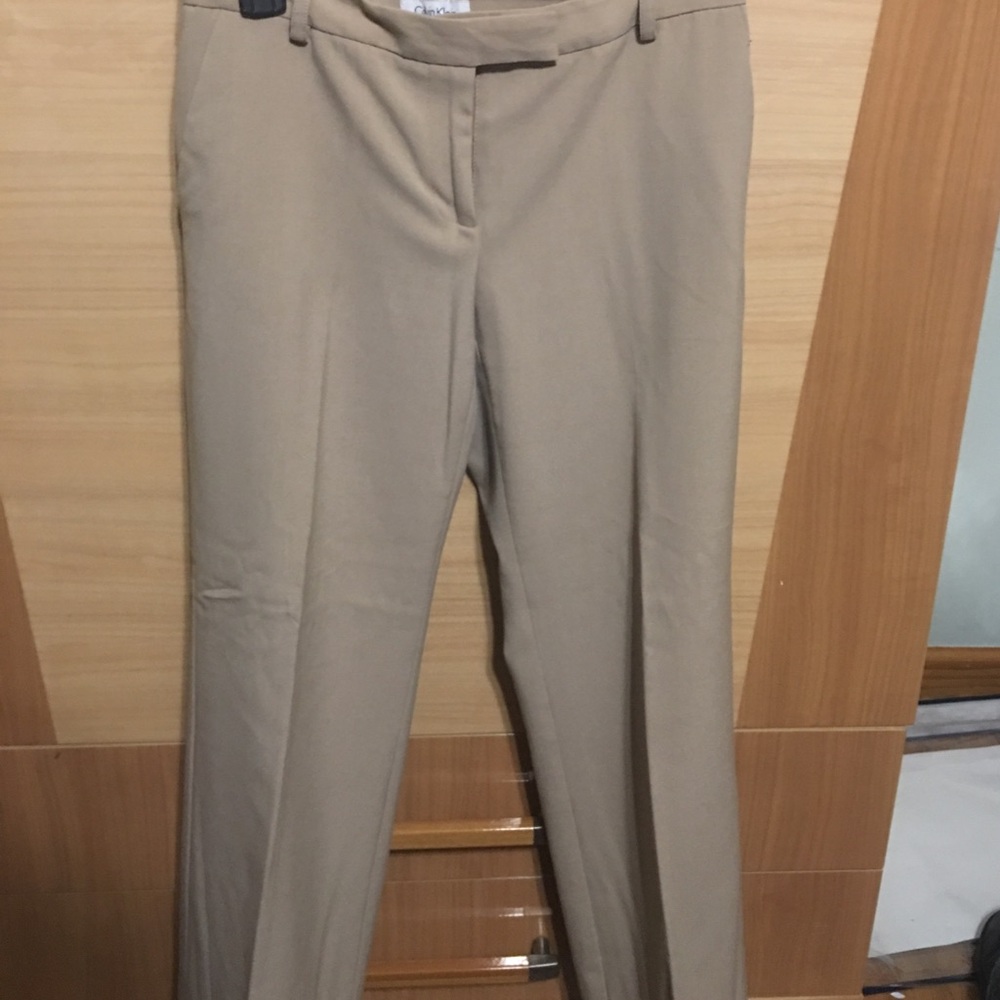 Calvin Klein tan slacks