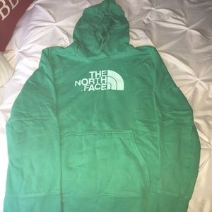 Teal North Face Hoodie