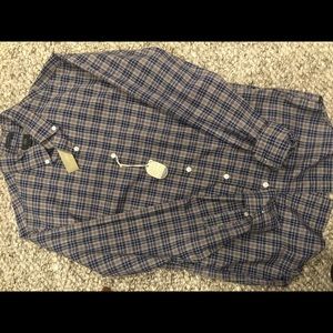 J.Crew Slim fit men's plad flannel