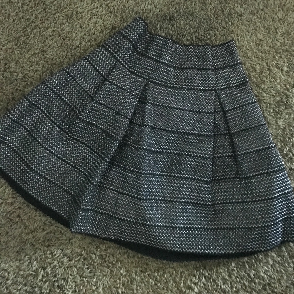 /H&M/ metallic skirt