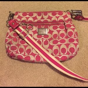 Authentic Coach cross body bag