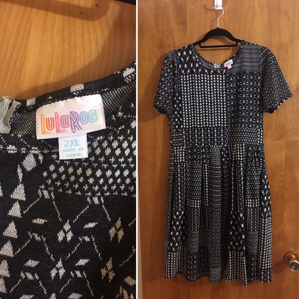 LuLaRoe Amelia 2XL .. like new