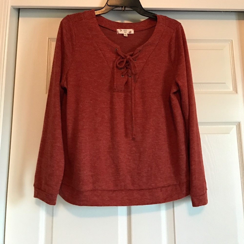 Hippie Rose light long sleeve sweater, XL
