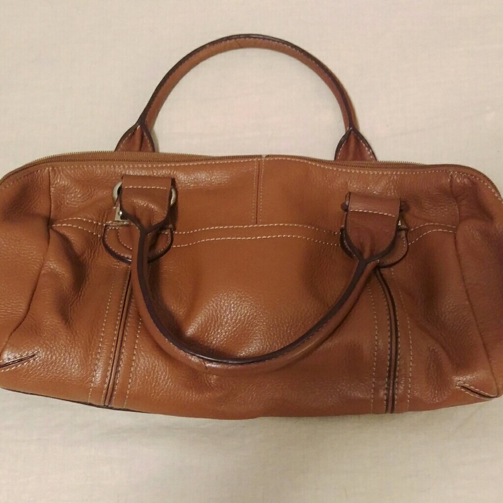 Beautiful brown leather bag