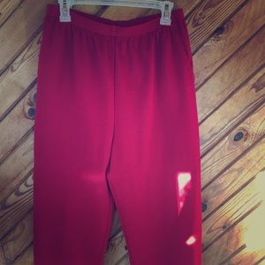 Sz 14 Alfred Dunner Red pants