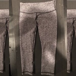 Lululemon 6 Wunder Under Crop Heather Grey