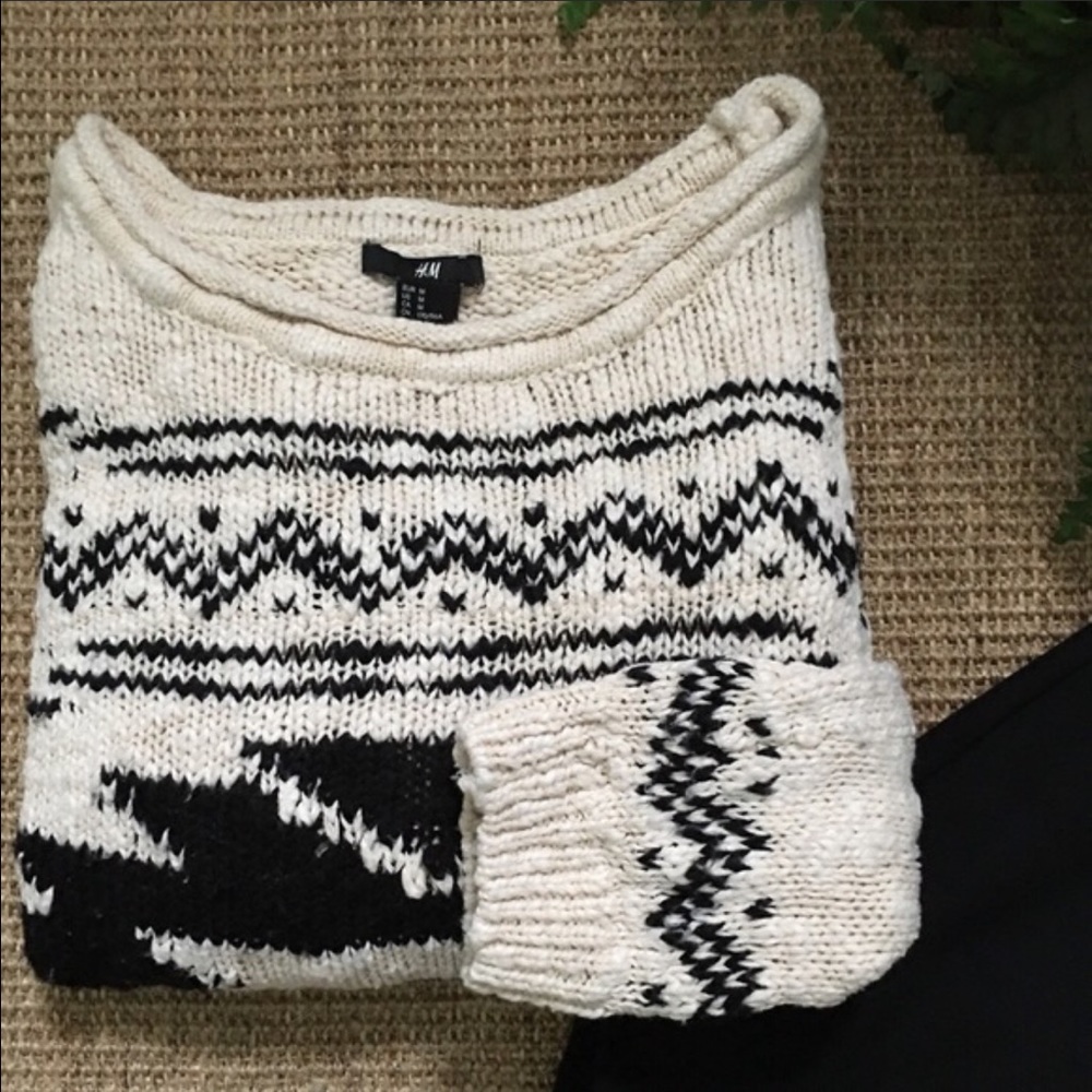 H&M Aztec sweater