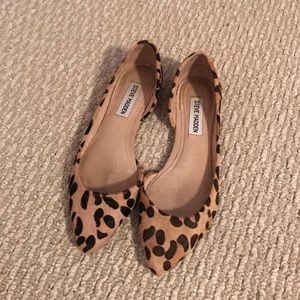 Steve Madden leopard flats