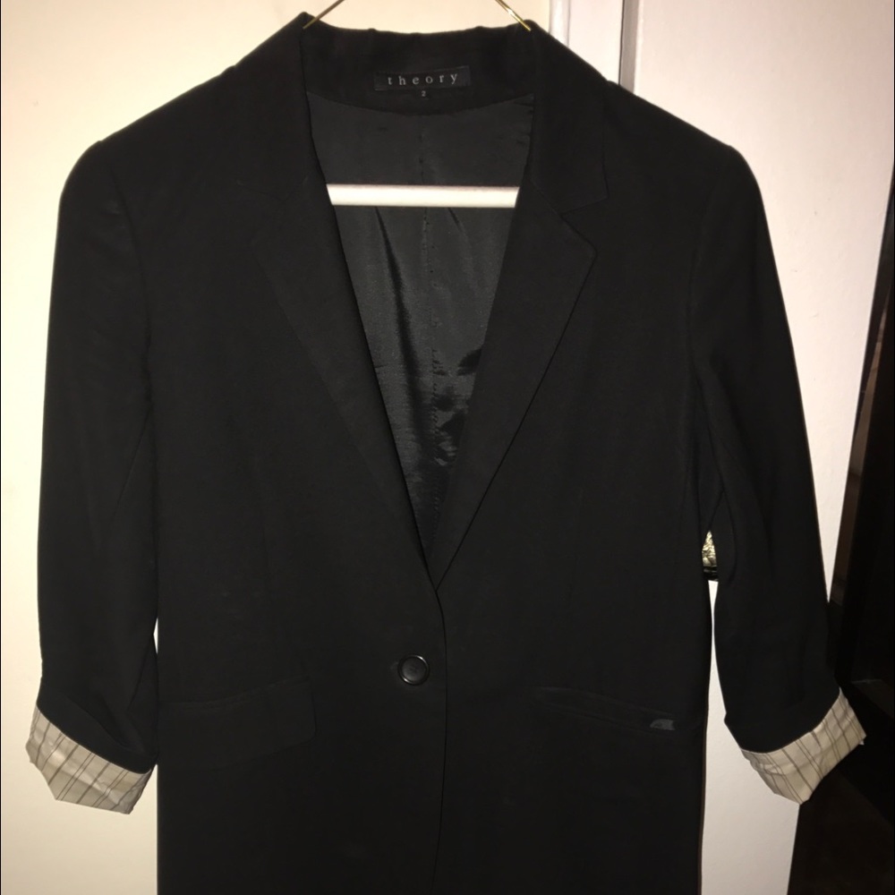 Theory boyfriend style blazer