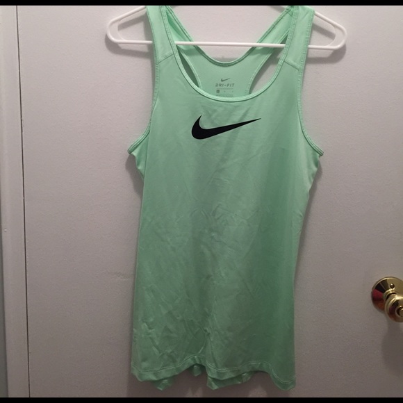 Nike Tops - NWOT Mint green Nike DriFit. Size large