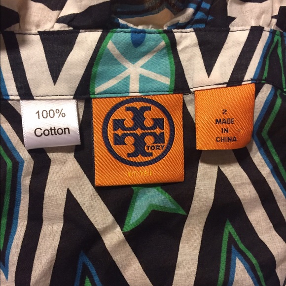 Tory Burch Cotton Tunic - Picture 2 of 3