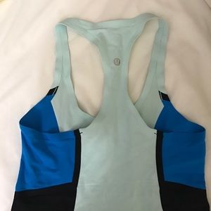 Lululemon tank 4 blue on sale