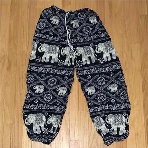 Bohemian Style Elephant Pants