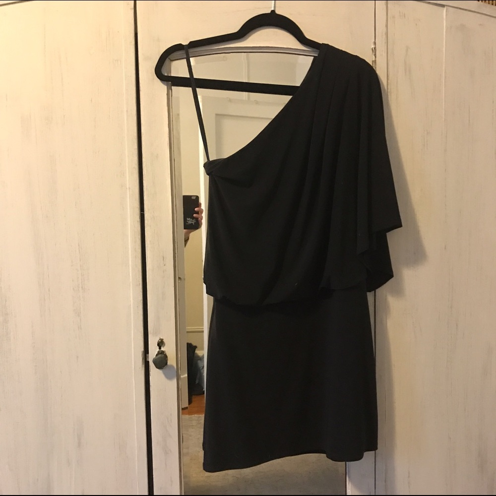 One Sleeved Little Black Dress