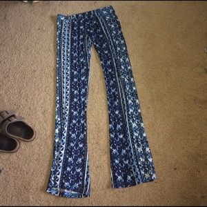 Blue and White leggings