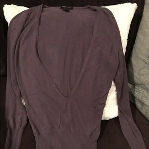 BCBG max azria gray sweater sz Large