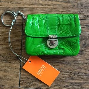 Green Leather Wallet (New)