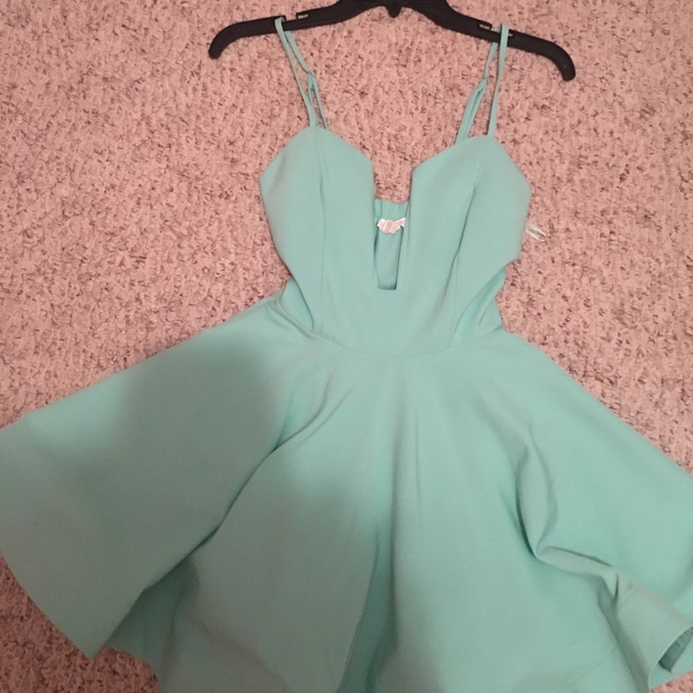 Mint green cupcake dress