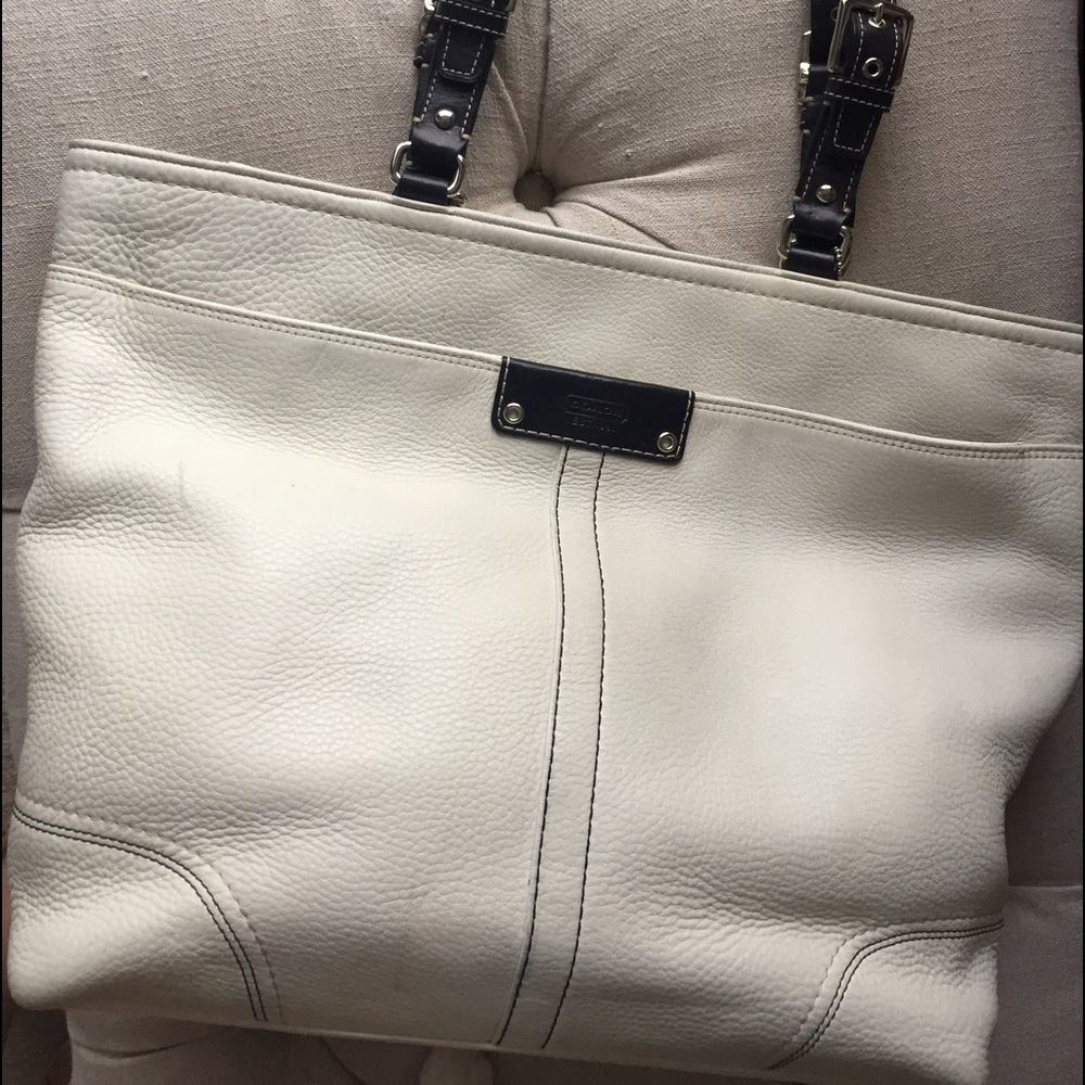Large Coach Tote. Used once or twice.