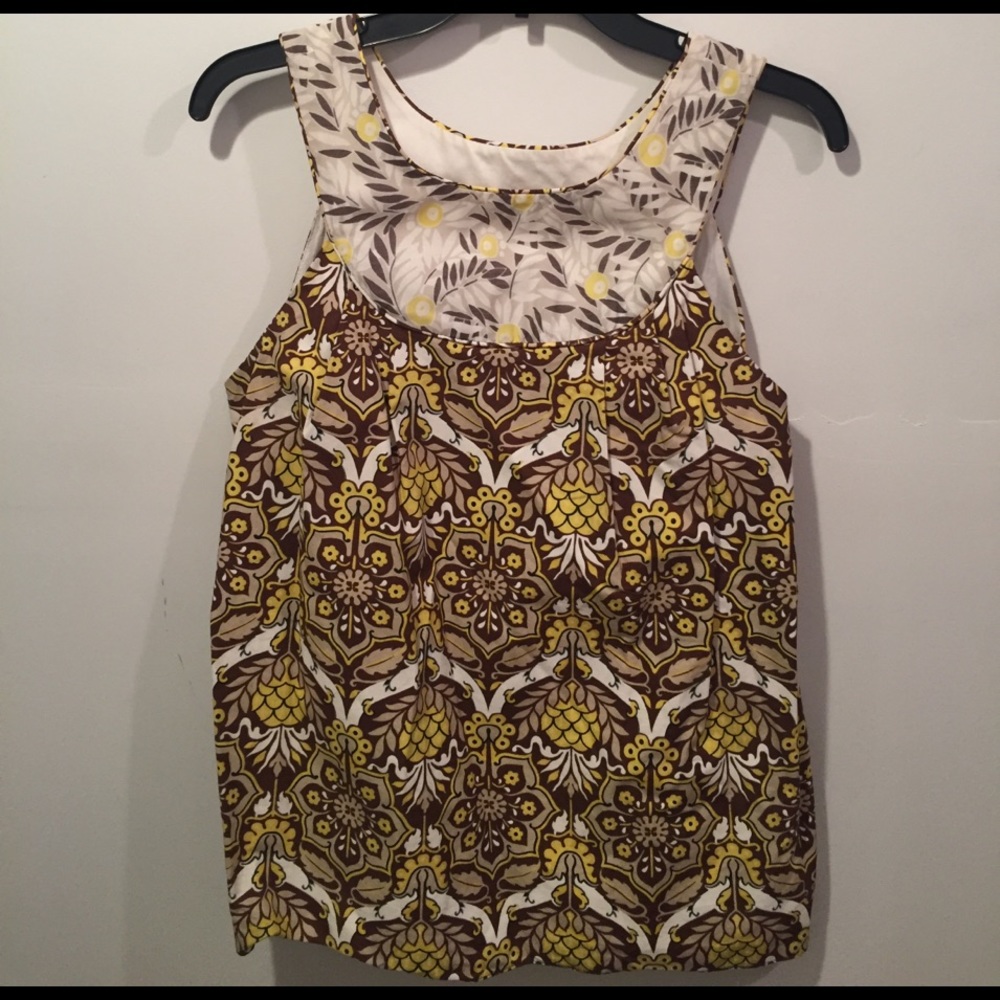 Milly Pineapple Graphic Tank size 8