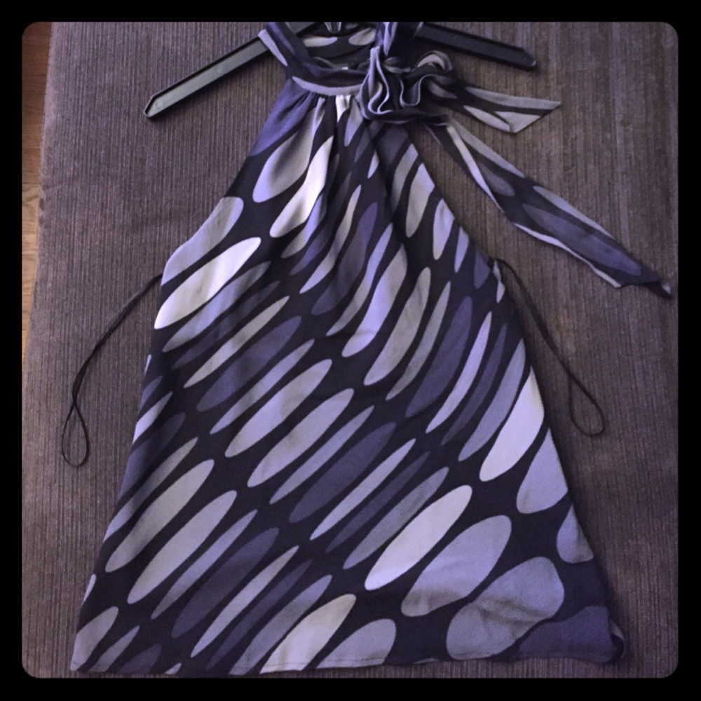 Sheer Silky Tie-Neck Sleeveless Blouse