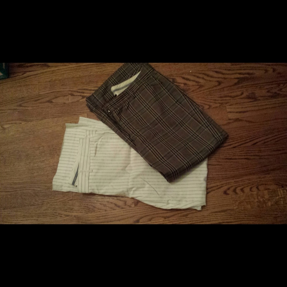 2 pairs of express dress pants