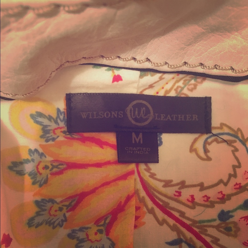 Wilsons leather women's jacket size medium