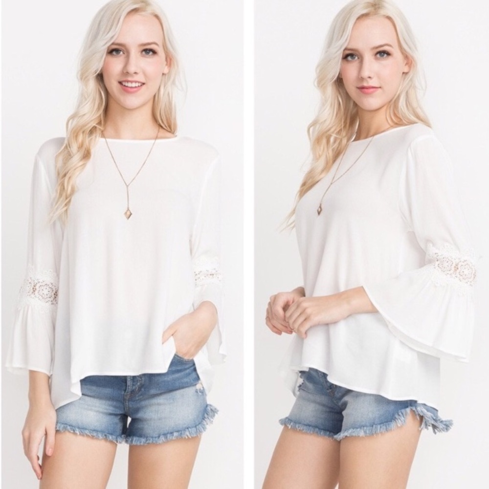 Peasant Top white