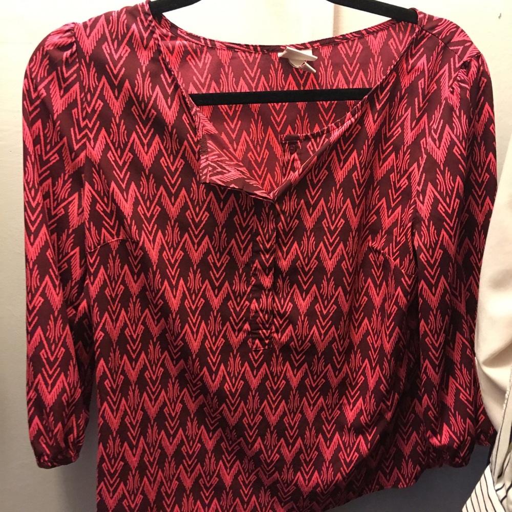 Pink blouse