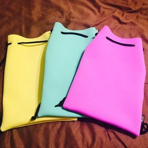 NEW TEAL Triangl Neoprene Bag