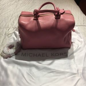 Michael Kors leather handbag.