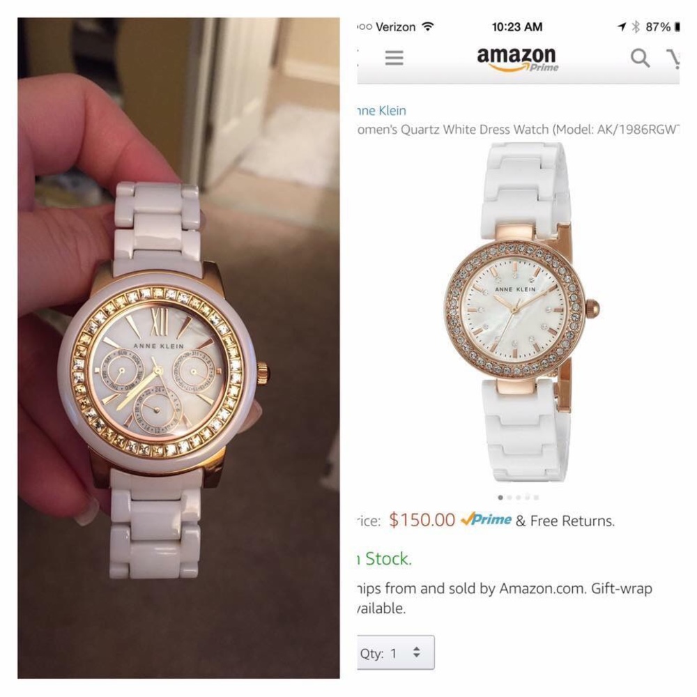 Beautiful white watch