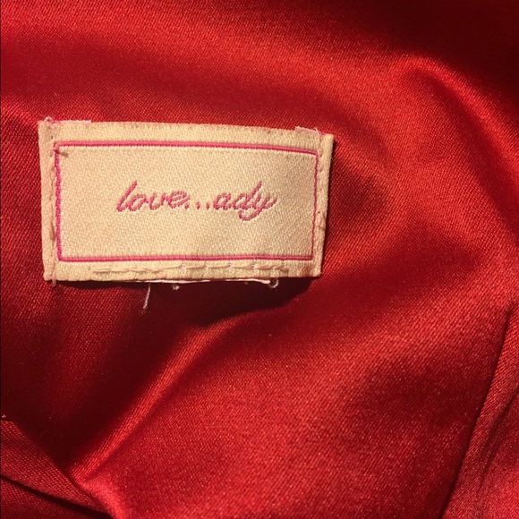 Red Satin love...ady Dress - Picture 2 of 2