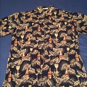 Vintage Short Sleeved Button Up Men's Large