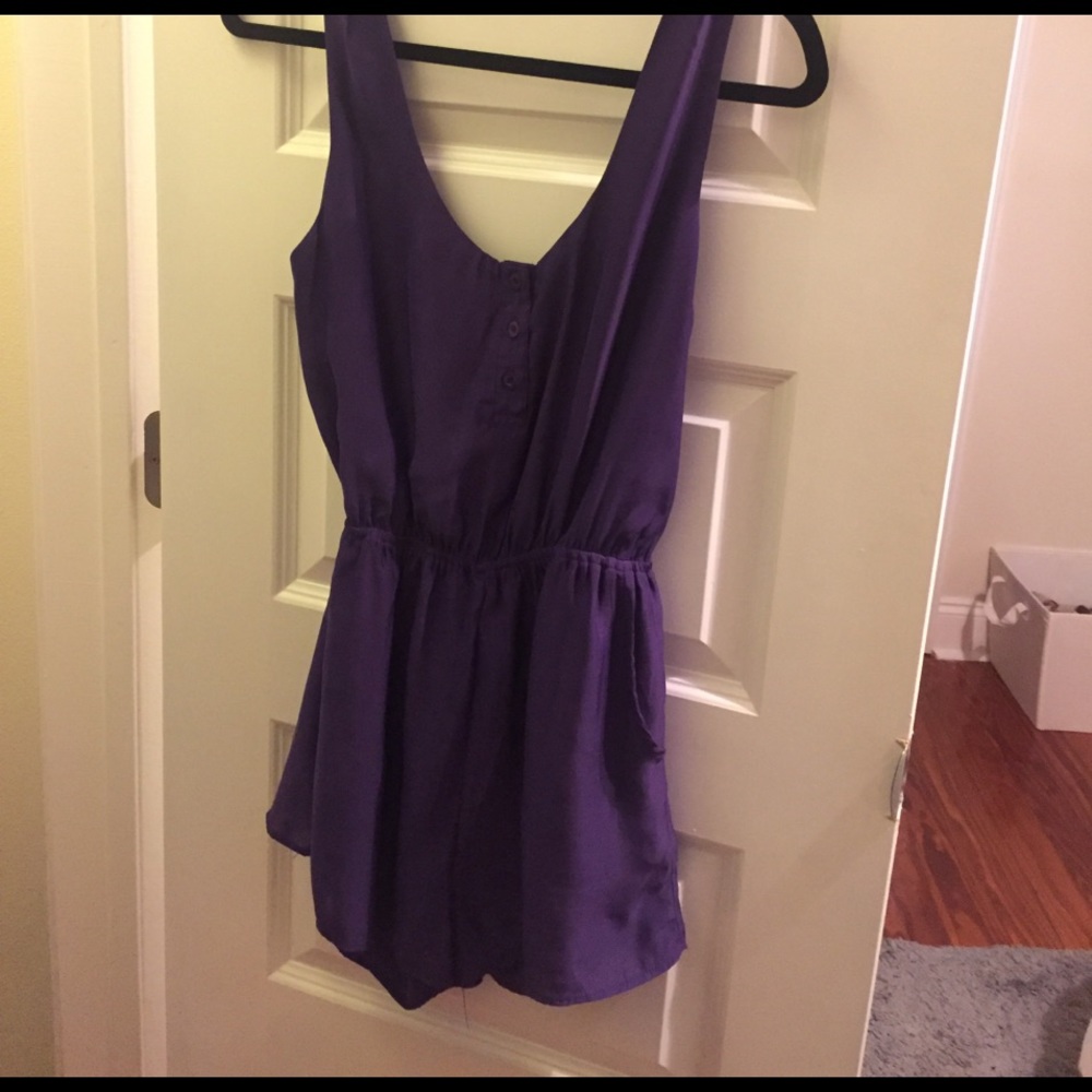 Purple Urban Outfitters romper
