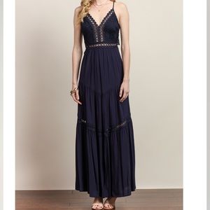 Maxi Dress With Crochet Detail