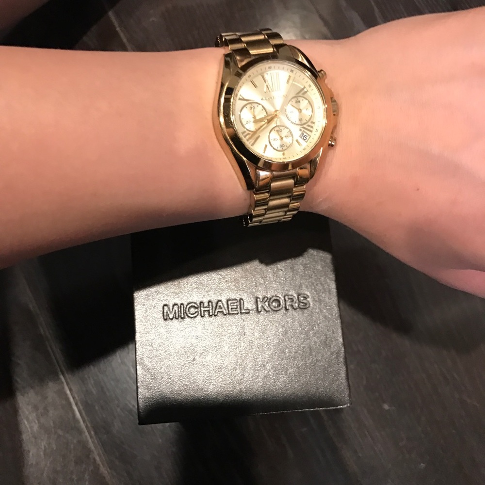 Gold MK watch